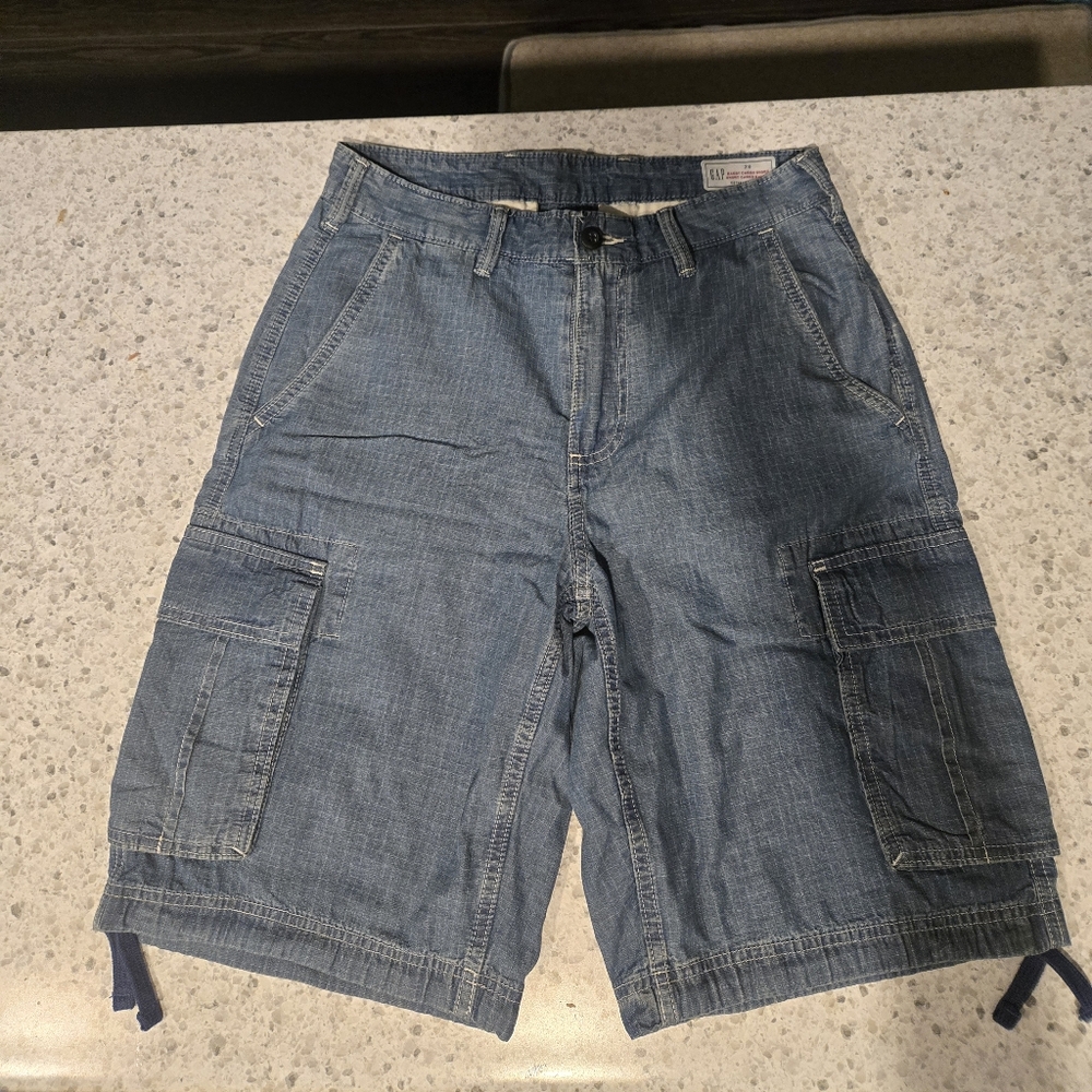 GAP Men's Denim Cargo Shorts